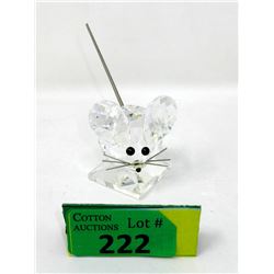 Large Vintage Swarovski Crystal Mouse