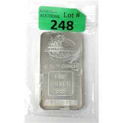 10 Oz. Engelhard .999 Silver Bar