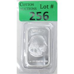1 Oz. Buffalo/First Nations .999 Silver Bar