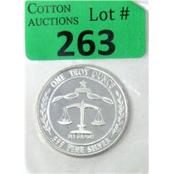 1 Oz. Parliament Shield .999 Silver Art Round