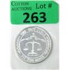 Image 1 : 1 Oz. Parliament Shield .999 Silver Art Round