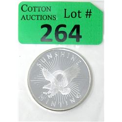 1 Oz Sunshine Minting .999 Silver Round