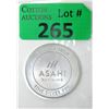 Image 1 : 1 Oz. Asahi Refining .999 Silver Art Round