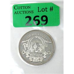 1 Oz. Reno Nevada .999 Silver Art Round