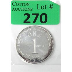 1 Oz. Tri-State Refining.999 Silver Art Round