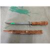 Image 1 : Indonesian Knife with Carved Hilt & Sheath