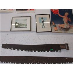 Vintage 48" One Man Logging Saw