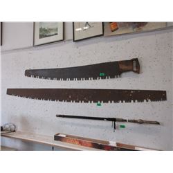 Vintage 78" Two Man Logging Saw Blade