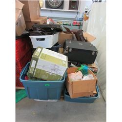 Skid of Assorted Storage Locker Goods