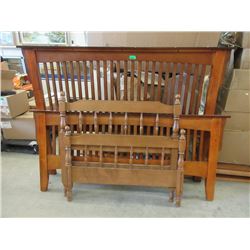 1 Twin and 1 Queen Bed Frame