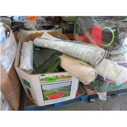 Skid of Assorted Store Return Area Carpets