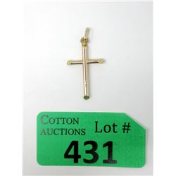 10KT Italian Gold Cross Pendant