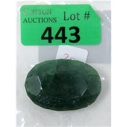 Large 181 Carat Faceted African Emerald