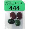 Image 1 : 61.75 CTW Faceted Rubies and Emeralds
