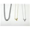 Image 2 : 13 Assorted New Stainless Steel Necklaces