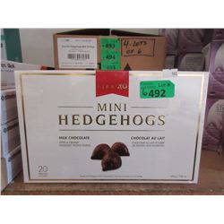 6 Boxes of 20 Mini Hedgehogs Chocolates
