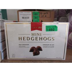 6 Boxes of 20 Mini Hedgehogs Chocolates
