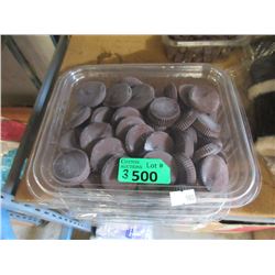 3 Containers of Dark Chocolate Almond Butter Cups