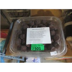 3 Containers of Dark Chocolate Peanut Butter Cups
