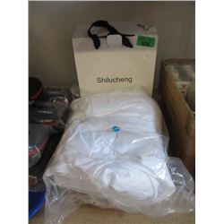 New White Queen Size Bedding Set