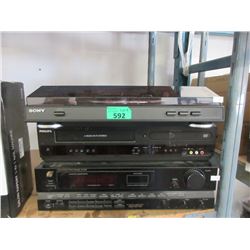 3 Pieces of Stereo Equipment