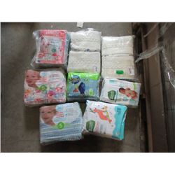 Baby Diapers and Swaddle Blankets