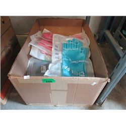 Box of New Silicone Cleaning Gloves