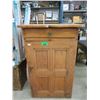 Image 1 : Vintage Oak Cabinet with Drawer