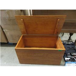 Wood Toy Box - 17" x 30" x 18" tall