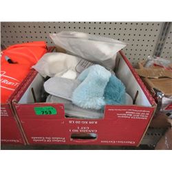Box of Assorted New Slippers