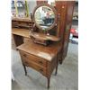 Image 1 : Vintage Oak Wash Stand with 2 Drawers