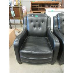 Black Leather Arm Chair