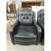Image 1 : Black Leather Arm Chair