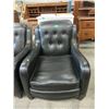 Image 1 : Black Leather Arm Chair
