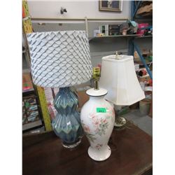 3 Lamps - Tallest is 27"
