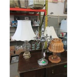 4 Lamps - Tallest is 27"