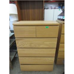 6 Drawer Dresser - 19" x 32" x 48' tall