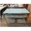 Image 1 : Industrial Metal Table with Wood Top