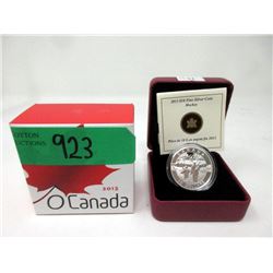 2013 Canadian .9999 Silver "Hockey" Coin