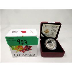 2014 Canadian .9999 Fine Silver "Skiing" $10 Coin