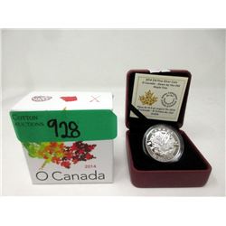 2014 Canadian Fine Silver "Maple Tree" $10 Coin