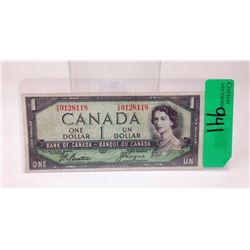 1954 Canadian Devil's Head $1 Bank Note