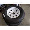 Image 2 : 2 TRAILER TIRES ON RIMS 14 INCH