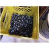 Image 2 : YELLOW CRATE OF SPACERS SPOOL OF POWER CABLE