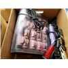 Image 2 : Box with curling set, hair dryer and curling irons