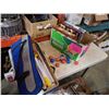 Image 1 : KIDS GAMES, BOLAS THROWING SET WITH TARGETS AND BOX OF TOY CARS