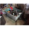 Image 1 : Large tote of shop supplies and tools