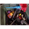 Image 3 : Large tote of shop supplies and tools