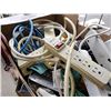 Image 2 : Box of Power Bars and extension cords with electrical