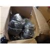 Image 2 : BOX OF 25 NEW MOTORCYCLE HELMETS - BLUE FLAME STYLE